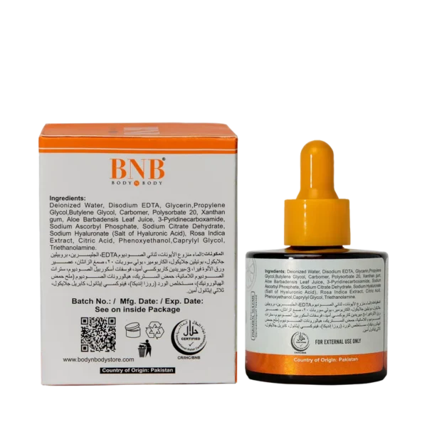 bnb bright up vitamin c serum